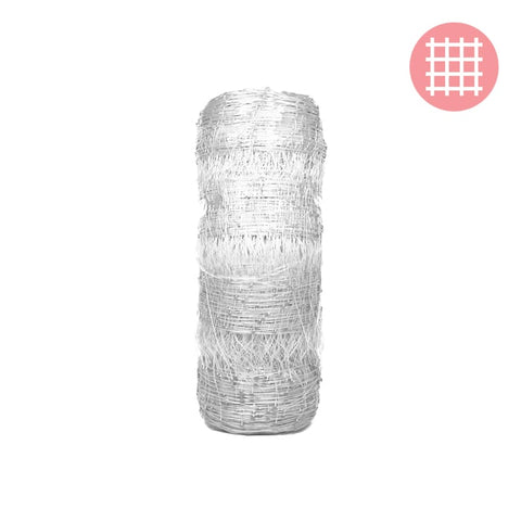 6.5' x 330' (WHITE) VineLine Plastic Garden Netting Roll