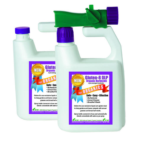 Gluten-8 Liquid Corn Gluten Meal - 32 oz Hose End - Set of 2