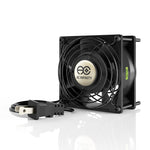 AXIAL 9238 - 92x92x38mm, High Speed Fan Kit /w Plug Cord