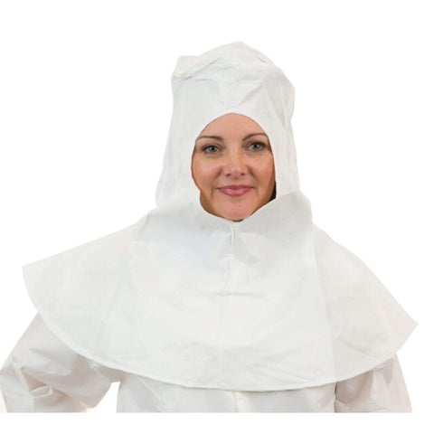 Enviroguard Clean Processed Hood, Elastic Face, Individually Packed - Case of 100