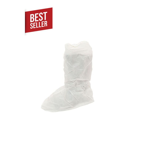 Enviroguard Clean Processed Microporous Boot Cover, Non-Skid Sole, Individually Packed, Size XL - Case of 200