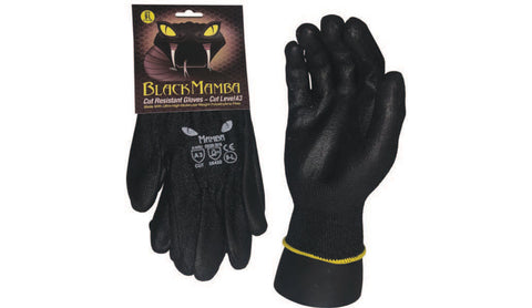 Mamba Cut Resistant Level 3 PU Coated Gloves, XX-Large - Case of 12 sleeves (12 units per sleeve)