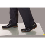 Enviroguard Floor Protection Tacky Mat, Clear, with Adhesive, 18"x36", 30 sheets/pad, 4 pads/carton, 10 cartons/case