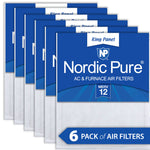 14x24x 1/2 Half Inch Ring Panel MERV 12 Furnace Air Filters 6 Pack