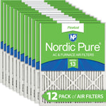 16x24x1 Pleated MERV 13 Air Filters 12 Pack