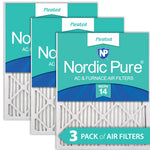 24x30x1 Pleated MERV 14 Air Filters 3 Pack