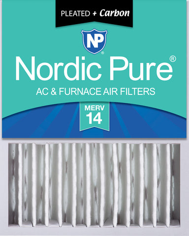 16x20x5 (4 3/8) Honeywell/Lennox Replacement Air Filters MERV 14 Plus Carbon 1 Pack