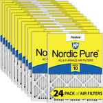 10x24x1 Pleated MERV 10 Air Filters 24 Pack