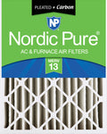 16x20x4 (3 5/8) Pleated Air Filters MERV 13 Plus Carbon 1 Pack